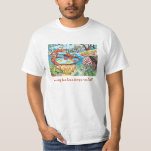 Camiseta T-shirt da banheira de hidromassagem dos lagostins