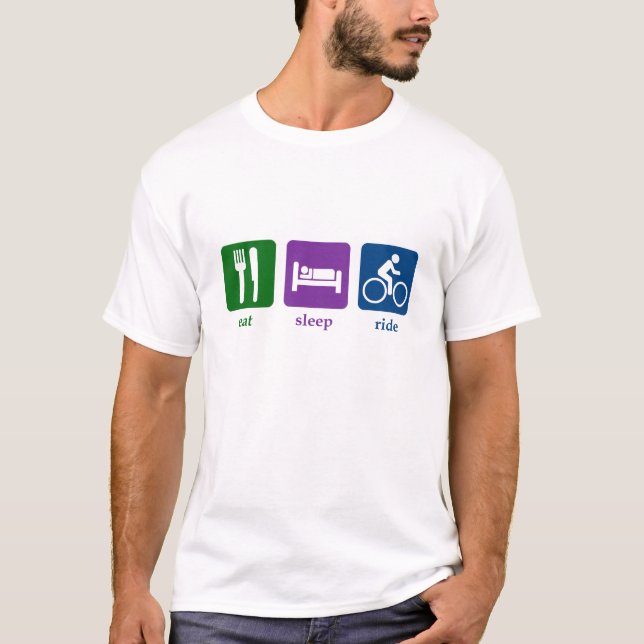 Camiseta T-shirt da bicicleta (Frente)