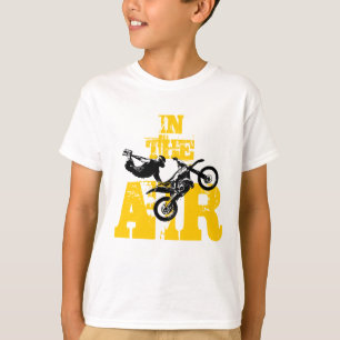 Camiseta T-shirt da bicicleta da sujeira dos meninos