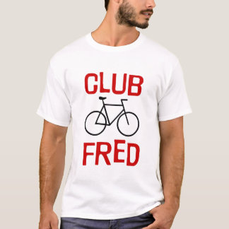 Camiseta T-shirt da bicicleta de Fred do clube