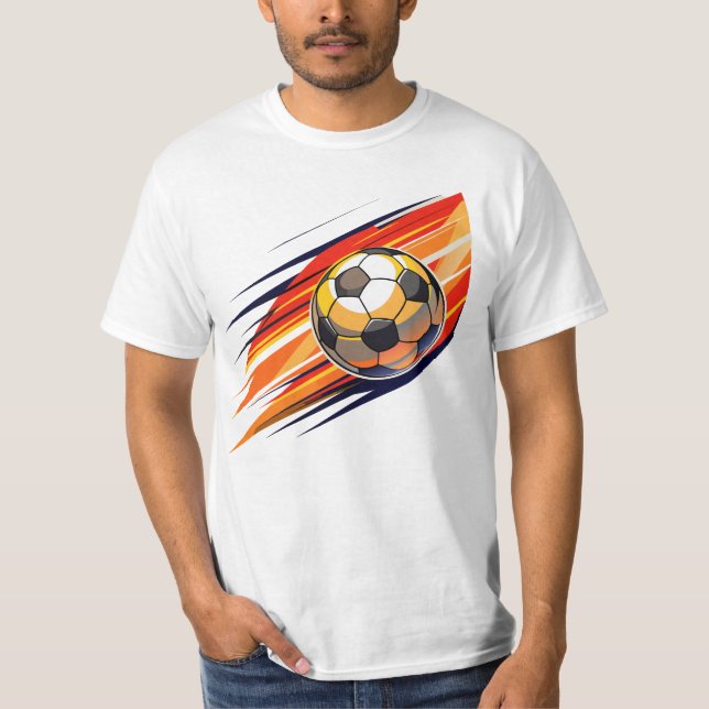 Camiseta T-Shirt da Bola de Futebol (Frente)