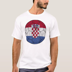 Camiseta T-shirt da bola de futebol de Croatia