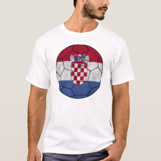 Camiseta T-shirt da bola de futebol de Croatia