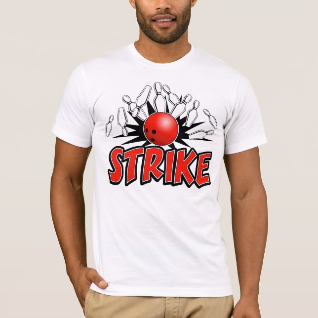 Camiseta T-shirt da boliche (Frente)