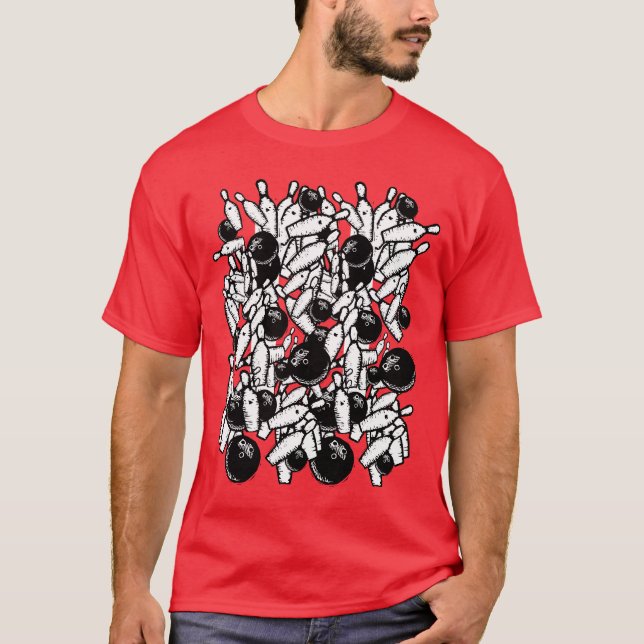 Camiseta T-shirt da boliche (Frente)