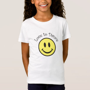 Camiseta T-shirt da boneca da cara da dança
