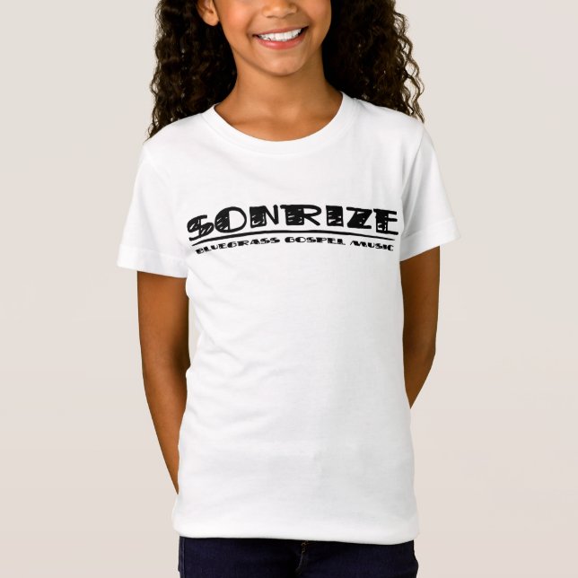 Camiseta T-shirt da boneca da menina (Frente)