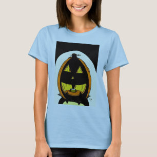 Camiseta T-shirt da boneca das mulheres da lanterna do o de
