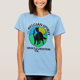 Camiseta T-shirt da boneca das senhoras no azul