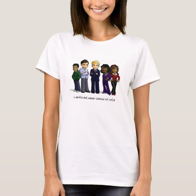 Camiseta T-shirt da boneca de Chibis (Frente)