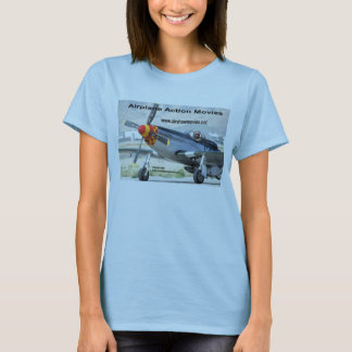 Camiseta T-shirt da boneca de Ladie do mustang P-51