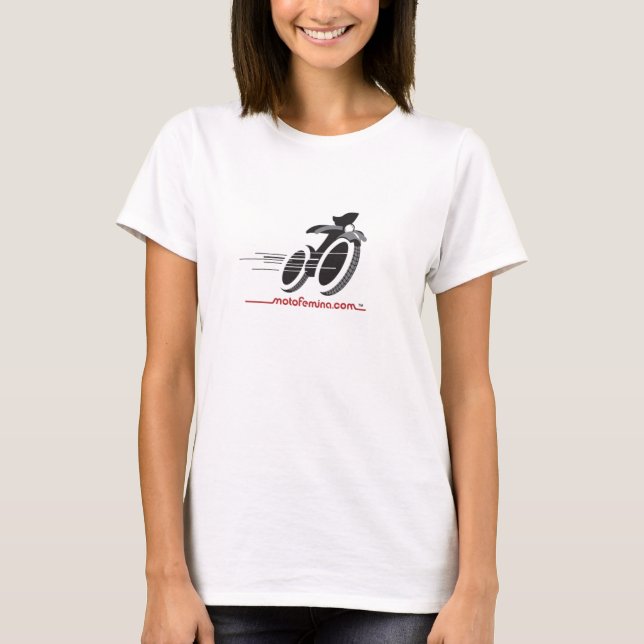 Camiseta T-shirt da boneca de MotoFemina (Frente)
