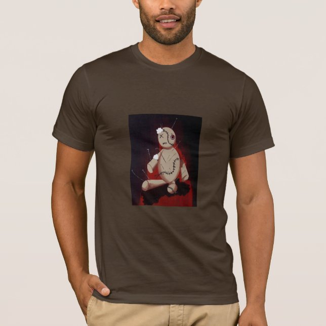 Camiseta T-shirt da boneca do Voodoo - personalizado (Frente)