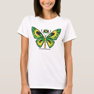 Camiseta T-shirt da borboleta de Jamaica