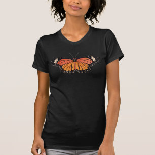 Camiseta T-shirt da borboleta de monarca