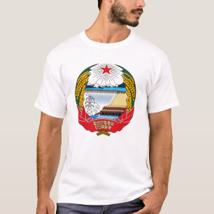 Camiseta T-shirt da brasão da Coreia do Norte