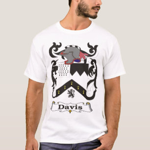 Camiseta T-shirt da brasão da família de Davis
