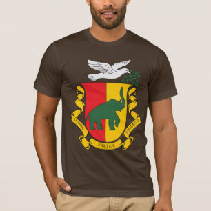 Camiseta T-shirt da brasão da Guiné 1958) (