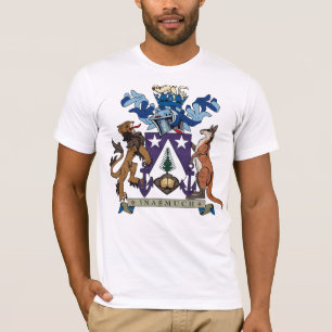 Camiseta T-shirt da brasão das ilhas Norfolk