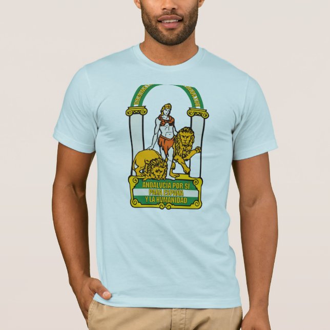 Camiseta T-shirt da brasão de Andalucia (Frente)