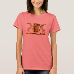Camiseta T-shirt da brasão de Baden Wurttemberg