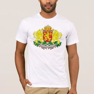 Camiseta T-shirt da brasão de Bulgária