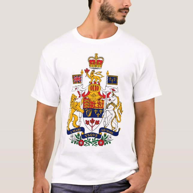 Camiseta T-shirt da brasão de Canadá (Frente)