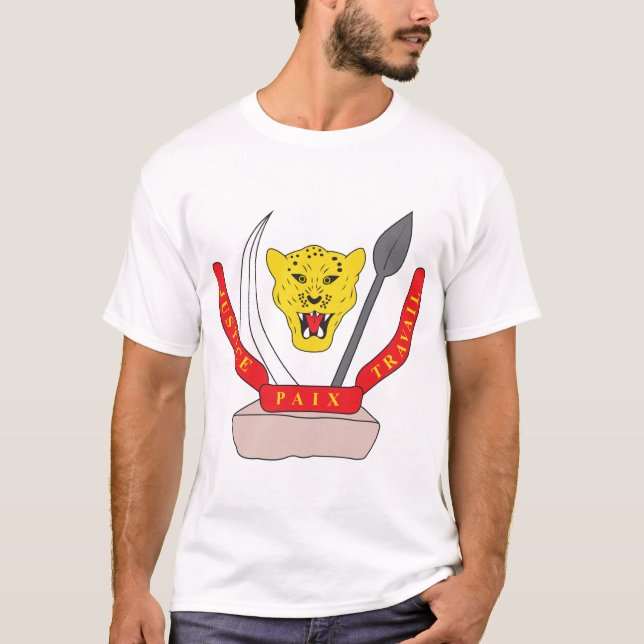 Camiseta T-shirt da brasão de Congo 2006) ( (Frente)
