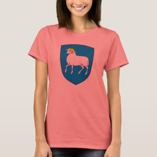 Camiseta T-shirt da brasão de Faroe Island