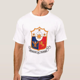 Camiseta T-shirt da brasão de Filipinas