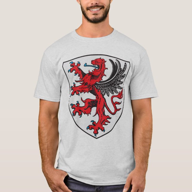 Camiseta T-shirt da brasão de Giessen (Frente)