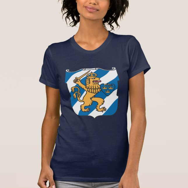 Camiseta T-shirt da brasão de Gothenburg (Frente)