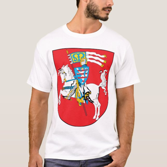 Camiseta T-shirt da brasão de Marburg (Frente)