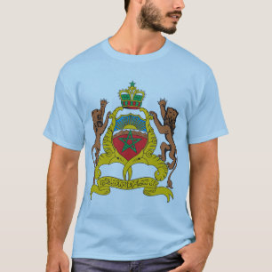 Camiseta T-shirt da brasão de Marrocos