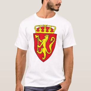Camiseta T-shirt da brasão de Noruega