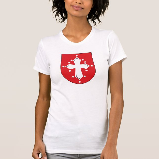 Camiseta T-shirt da brasão de Pisa (Frente)