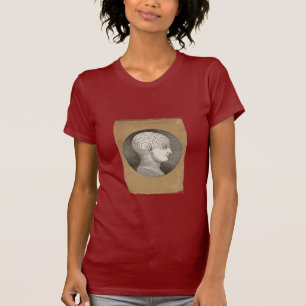 Camiseta T-shirt da cabeça da psicologia do vintage