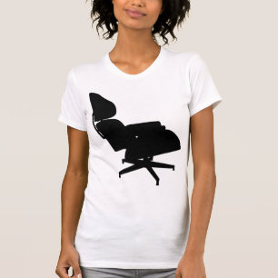 Camiseta T-shirt da cadeira de sala de estar de Eames