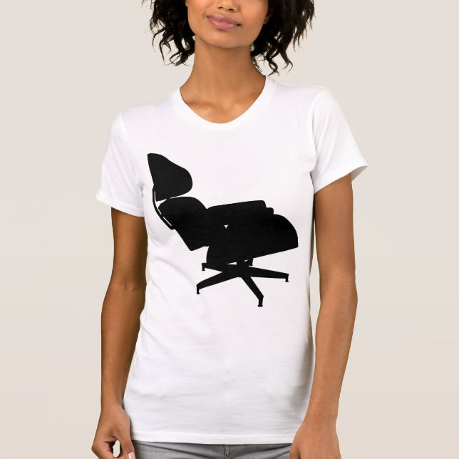 Camiseta T-shirt da cadeira de sala de estar de Eames (Frente)
