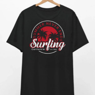 Camiseta T-shirt da Califórnia em surfe