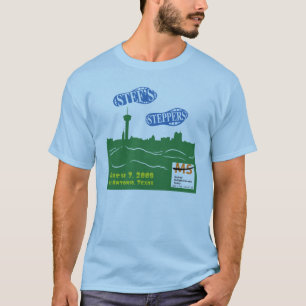Camiseta T-shirt da caminhada do MS - os Steppers de Stef