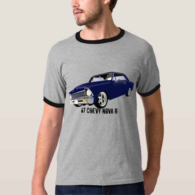 Camiseta T-shirt da campainha da nova II de 67 Chevy (Frente)