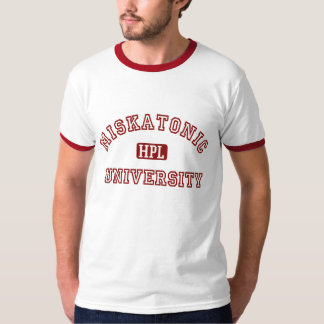 Camiseta T-shirt da campainha da universidade de Miskatonic