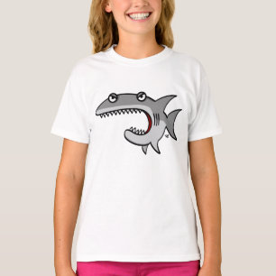 Camiseta T-shirt da campainha das meninas do tubarão dos