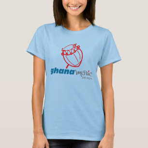 Camiseta T-shirt da campainha das senhoras de Ghana