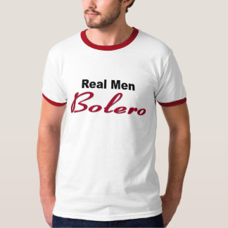 Camiseta "T-shirt da campainha do bolero real dos homens"