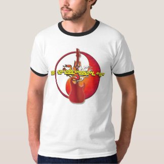 Camiseta T-shirt da campainha do Dojo do dragão da guitarra