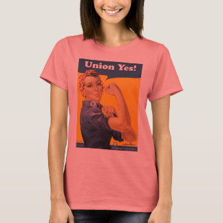 Camiseta T-shirt da campainha do fio de mescla das senhoras