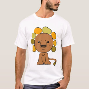 Camiseta T-shirt da campainha do fio de mescla do leão