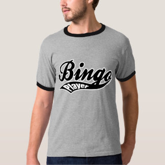 Camiseta T-shirt da campainha do jogador do Bingo do Bingo
